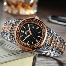 Load image into Gallery viewer, MLB 'Henry' Luxury Engraved Vintage Watch