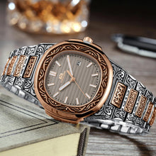 Load image into Gallery viewer, MLB 'Henry' Luxury Engraved Vintage Watch