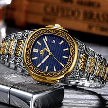 Load image into Gallery viewer, MLB 'Henry' Luxury Engraved Vintage Watch