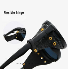 Load image into Gallery viewer, 1915 Retro Sunglasses w/ Leather Side Shields