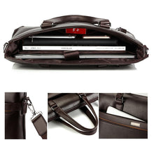 Load image into Gallery viewer, Luxury Leather Business Briefcase & Wallet - 3 Colors