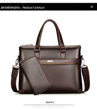 Load image into Gallery viewer, Luxury Leather Business Briefcase & Wallet - 3 Colors