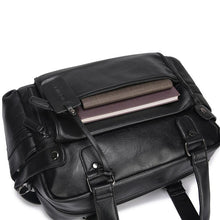 Load image into Gallery viewer, Luxury Leather Multipurpose Business Briefcase/Duffel Bag