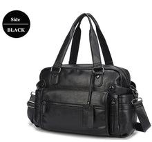 Load image into Gallery viewer, Luxury Leather Multipurpose Business Briefcase/Duffel Bag