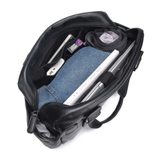 Load image into Gallery viewer, Luxury Leather Multipurpose Business Briefcase/Duffel Bag