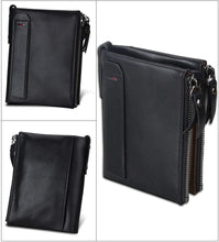 Load image into Gallery viewer, Genuine Leather Zipper Wallet - 5 Colors