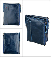Load image into Gallery viewer, Genuine Leather Zipper Wallet - 5 Colors
