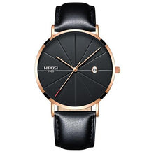 Load image into Gallery viewer, Celeste Ultra Thin Leather Strap Watch