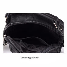 Load image into Gallery viewer, Genuine Raw Leather Messenger Bag