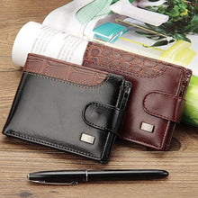 Load image into Gallery viewer, Premium Patchwork Leather Wallet