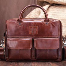 Load image into Gallery viewer, Premium Genuine Leather Briefcase