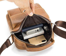 Load image into Gallery viewer, Leather Vintage Shoulder/Messenger Bag