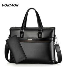 Load image into Gallery viewer, Luxury Leather Business Briefcase & Wallet - 3 Colors