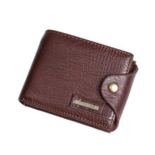 Load image into Gallery viewer, Leather Wallet with Zipper/Coin Pocket