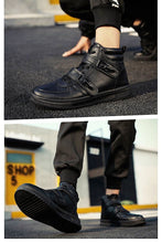 Load image into Gallery viewer, Luxury High Top Leather Sneakers - 3 Colors