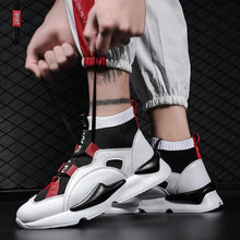 Load image into Gallery viewer, TOXIQUE X 'VIBE' High Top Sneakers - SPL White