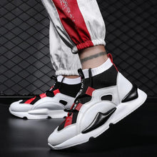 Load image into Gallery viewer, TOXIQUE X 'VIBE' High Top Sneakers - SPL White