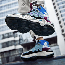 Load image into Gallery viewer, RENEGADE &#39;War Zone&#39; X9X Sneakers - Off-White/Blue/Grape
