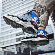 Load image into Gallery viewer, RENEGADE &#39;War Zone&#39; X9X Sneakers - Off-White/Blue/Grape
