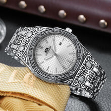 Load image into Gallery viewer, MLB &#39;Warren&#39; Luxury Engraved Vintage Watch
