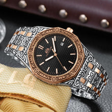 Load image into Gallery viewer, MLB &#39;Warren&#39; Luxury Engraved Vintage Watch
