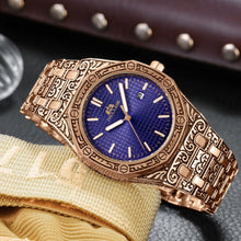 Load image into Gallery viewer, MLB &#39;Warren&#39; Luxury Engraved Vintage Watch
