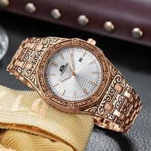 Load image into Gallery viewer, MLB &#39;Warren&#39; Luxury Engraved Vintage Watch
