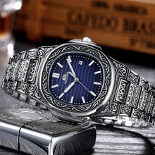 Load image into Gallery viewer, MLB &#39;Henry&#39; Luxury Engraved Vintage Watch
