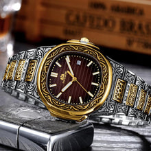 Load image into Gallery viewer, MLB &#39;Henry&#39; Luxury Engraved Vintage Watch
