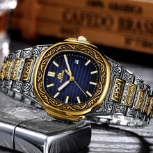 Load image into Gallery viewer, MLB &#39;Henry&#39; Luxury Engraved Vintage Watch
