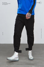 Load image into Gallery viewer, W7567 Ankle Strap Cargo Pants
