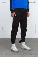 Load image into Gallery viewer, W7567 Ankle Strap Cargo Pants
