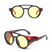 Load image into Gallery viewer, 1916 Retro Sunglasses w/ Leather Side Shields
