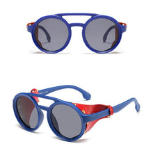 Load image into Gallery viewer, 1916 Retro Sunglasses w/ Leather Side Shields
