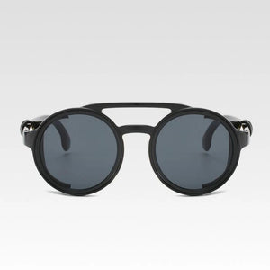 1915 Retro Sunglasses w/ Leather Side Shields