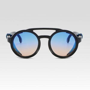 1915 Retro Sunglasses w/ Leather Side Shields