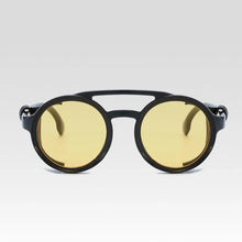 Load image into Gallery viewer, 1915 Retro Sunglasses w/ Leather Side Shields
