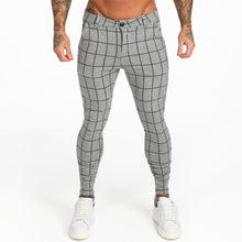 Load image into Gallery viewer, 7369 Checked Pattern Skinny Chinos
