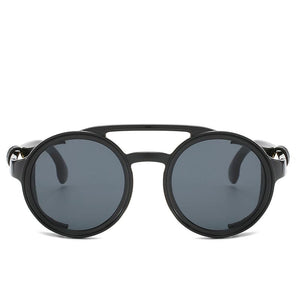 1915 Retro Sunglasses w/ Leather Side Shields