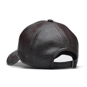 1782 Leather Baseball Cap