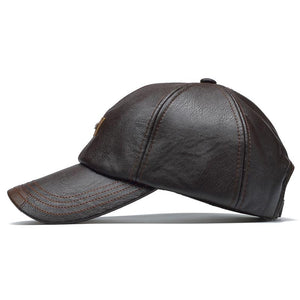 1785 Leather Baseball Cap