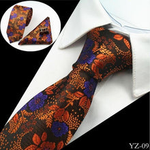 Load image into Gallery viewer, Premium Jacquard Silk Necktie/Pocket Square/Cufflinks Set - 10 Colors
