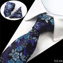 Load image into Gallery viewer, Premium Jacquard Silk Necktie/Pocket Square/Cufflinks Set - 10 Colors
