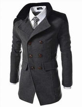 Load image into Gallery viewer, Premium Double Breasted Wool Blend Peacoat
