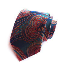 Load image into Gallery viewer, Luxury Paisley Woven Silk Ties - 8 Designs
