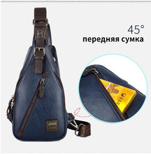 Load image into Gallery viewer, Premium Leather Theft-proof Chest/Crossbody Bag
