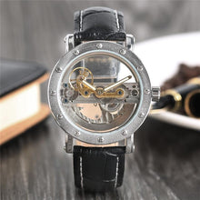 Load image into Gallery viewer, Luxury Hollow Automatic Leather Watch
