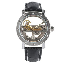 Load image into Gallery viewer, Luxury Hollow Automatic Leather Watch

