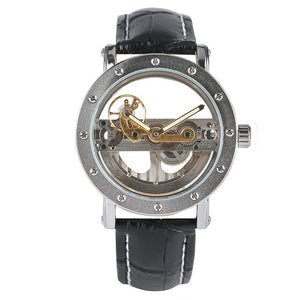 Luxury Hollow Automatic Leather Watch