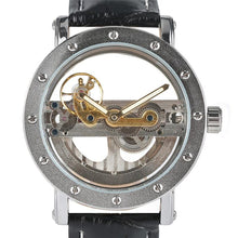 Load image into Gallery viewer, Luxury Hollow Automatic Leather Watch
